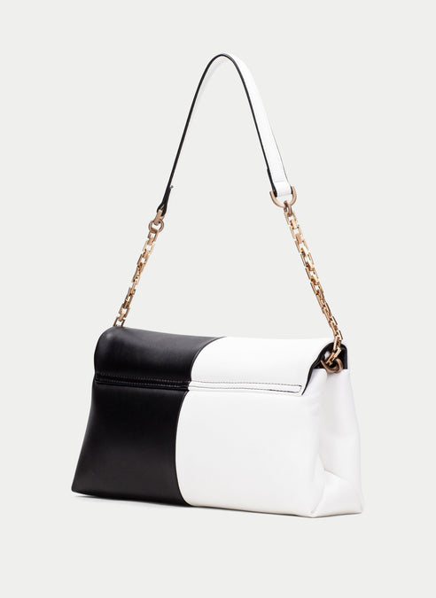 BOLSOS BV253978 BLACK & WHITE SHOULDER BAG