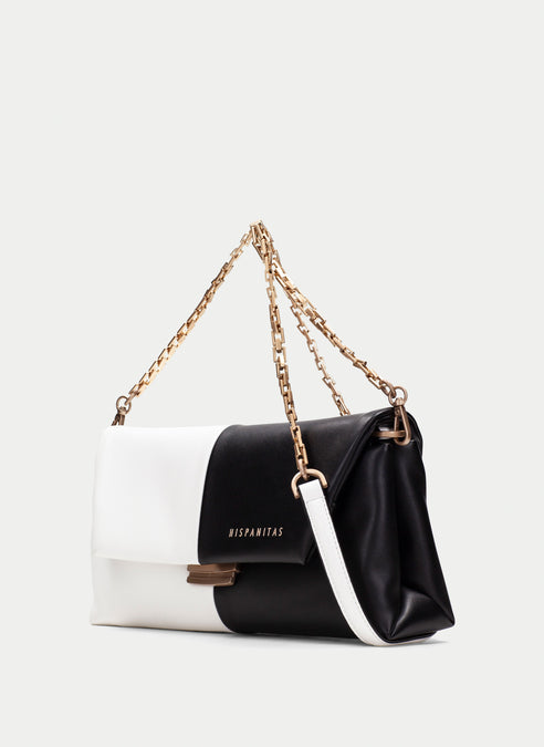 BOLSOS BV253978 BLACK & WHITE SHOULDER BAG