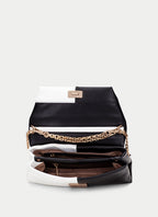 BOLSOS BV253978 BLACK & WHITE SHOULDER BAG