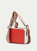BOLSOS BV253979 ORANGE & RED COMPACT CROSS-BODY BAG