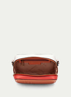 BOLSOS BV253979 ORANGE & RED COMPACT CROSS-BODY BAG