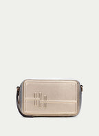 BOLSOS BV253979 GOLD & SILVER COMPACT CROSS BODY BAG