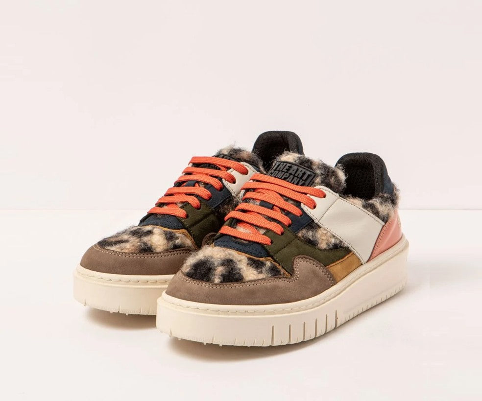 BELLEVILLE 1788 LEOPARD PRINT SNEAKER