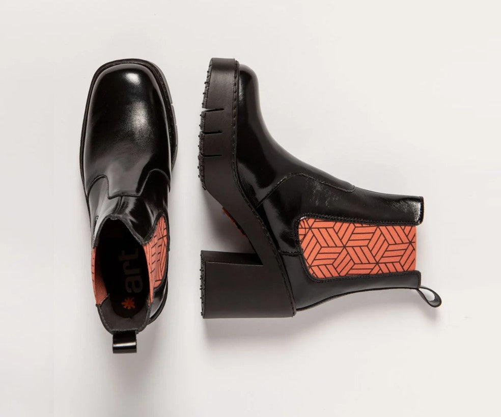 BERNA 1983 BLACK & SALMON BOOT