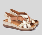 CADAQUES W8K-0741 CREAM OPEN TOE SANDAL
