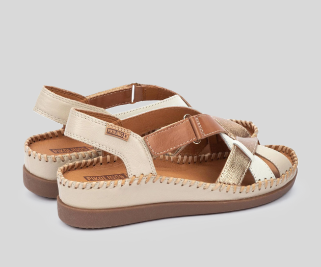CADAQUES W8K-0741 CREAM OPEN TOE SANDAL
