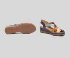 CADAQUES W8K-0741 NAVY OPEN TOE SANDAL
