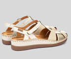 CADAQUES W8K-0965 CREAM FISHERMAN'S WEDGE SANDAL