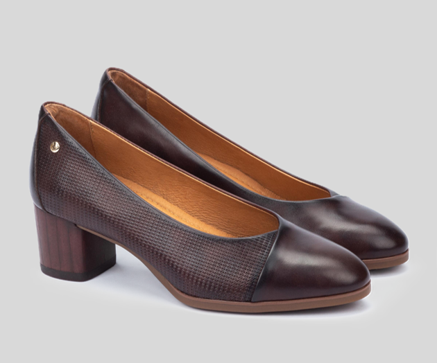 CALAFAT W1Z-5897 DARK BROWN PUMP