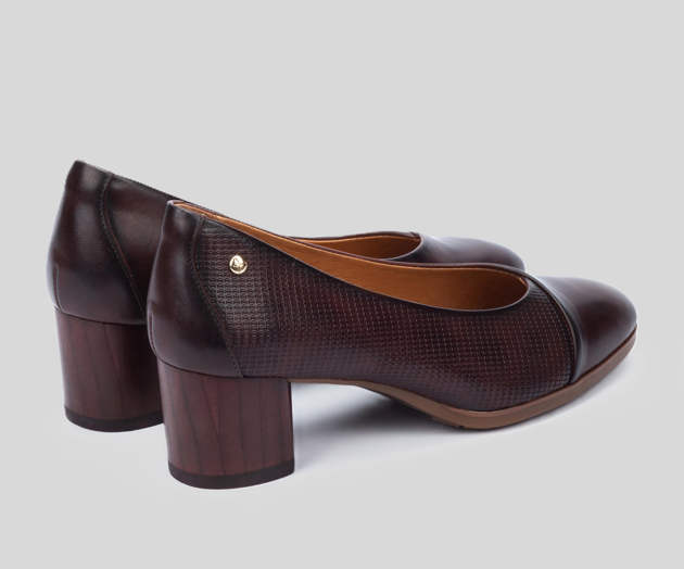 CALAFAT W1Z-5897 DARK BROWN PUMP