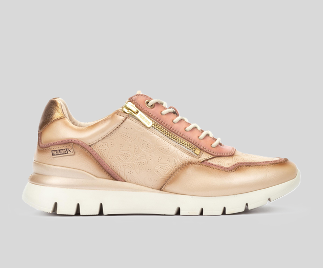 CANTABRIA W4R-6502 BEIGE LEATHER SNEAKER