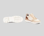 CANTABRIA W4R-6524 CREAM LEATHER SNEAKER