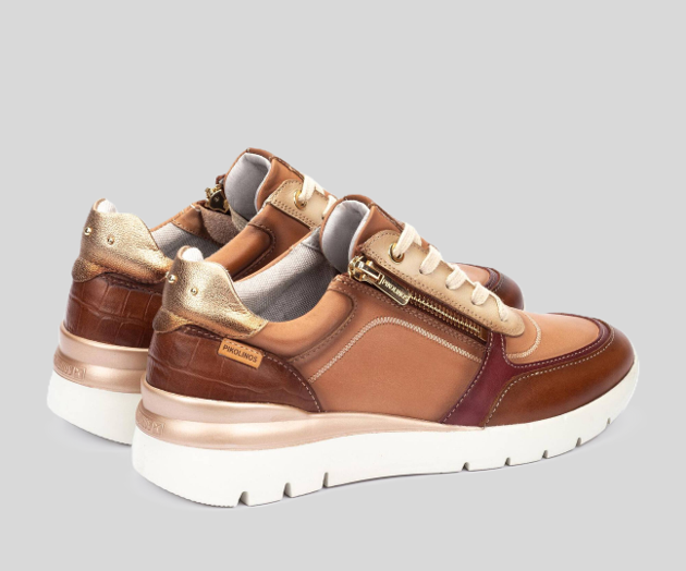 CANTABRIA W4R-6524 TAN LEATHER SNEAKER