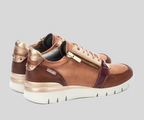CANTABRIA W4R-6718 BROWN & TAN LEATHER SNEAKER