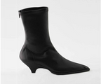 CELEB 8251 BLACK LEATHER BOOTS