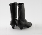 CELEB 8251 BLACK LEATHER BOOTS