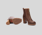 PIKOLINOS SAMPLE - CERVERA W1J-8829 LIGHT TAN LEATHER BOOTS