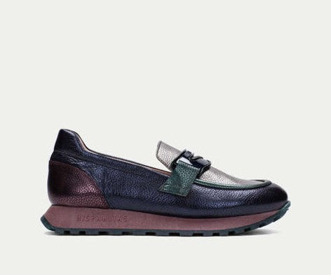 LOIRA CHI243720 METALLIC LEATHER LOAFER