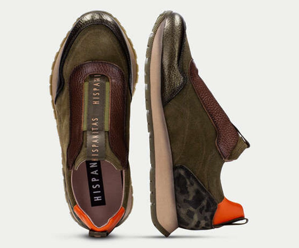 KANSAS CHI254311 KHAKI SLIP ON SNEAKER
