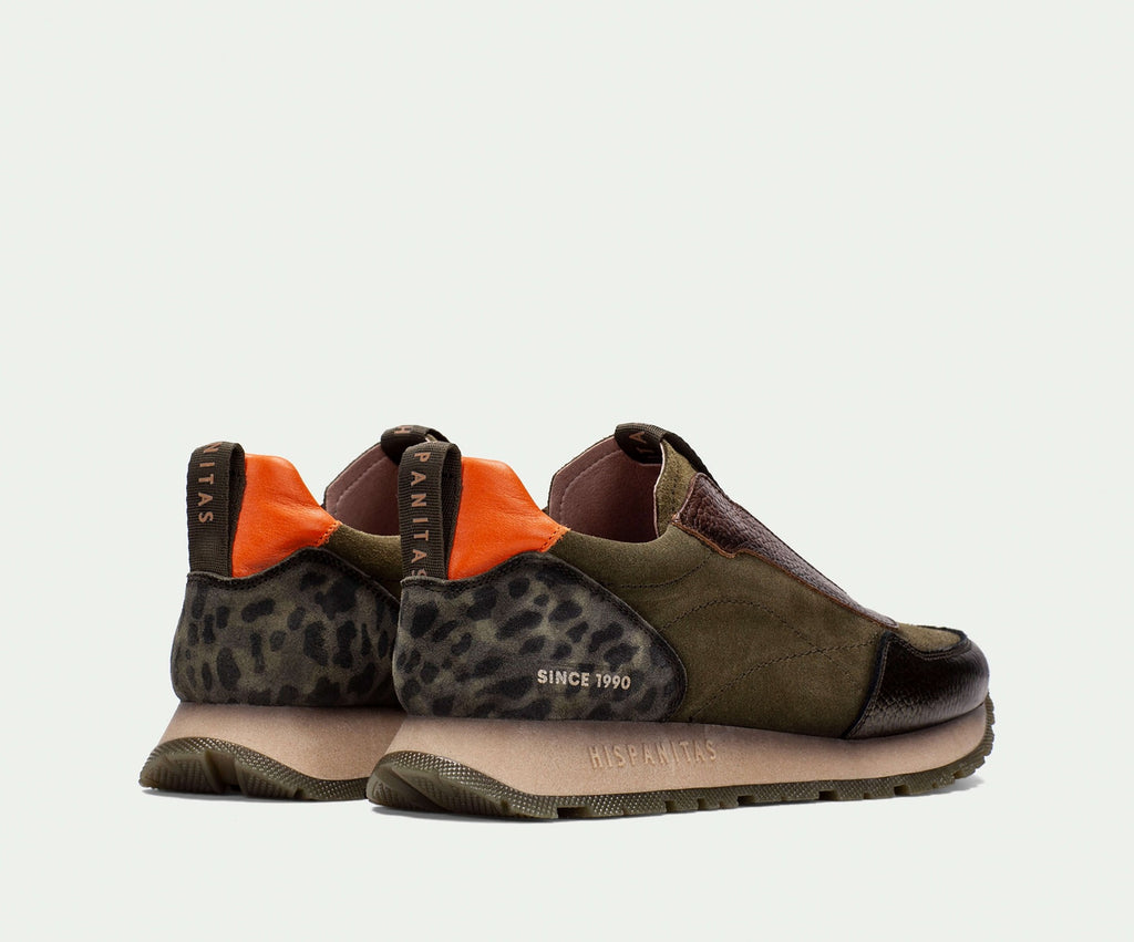 KANSAS CHI254311 KHAKI SLIP ON SNEAKER