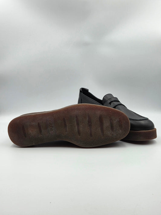 ARCHE SAMPLE - COMKHI BLACK LEATHER LOAFER