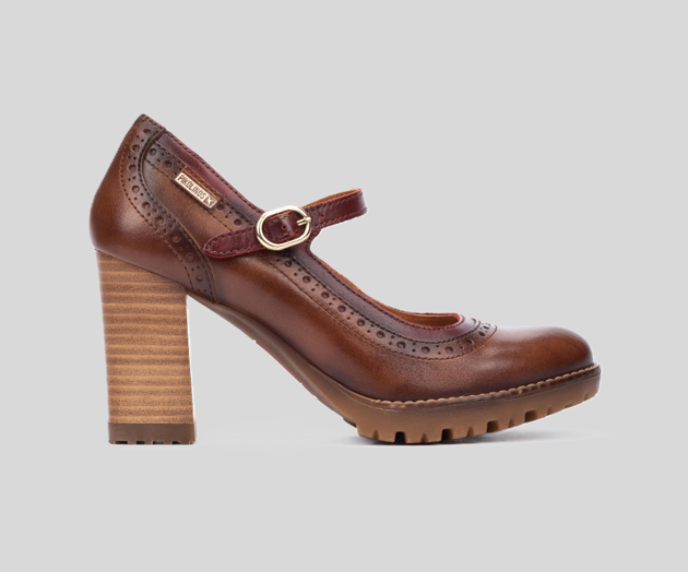 CONNELLY W7M-5590 DARK BROWN LEATHER MARY JANE