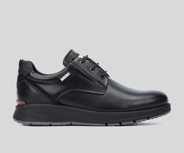 CORDOBA M1W-4153 MEN'S BLACK LEATHER SNEAKER