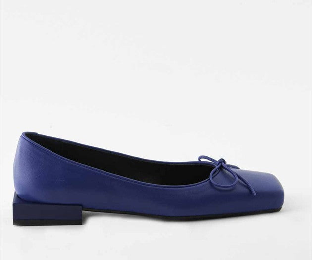 DELUXE 8292 BLUE LEATHER BALLERINA