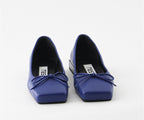DELUXE 8292 BLUE LEATHER BALLERINA