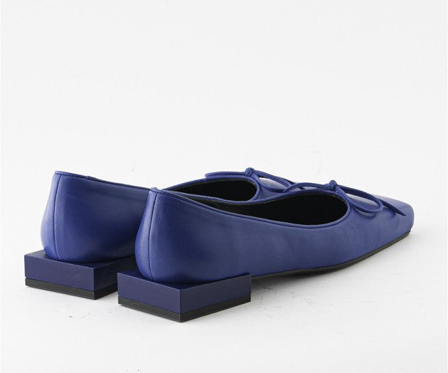 DELUXE 8292 BLUE LEATHER BALLERINA