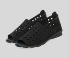 DRICK BLACK SUEDE SANDALS