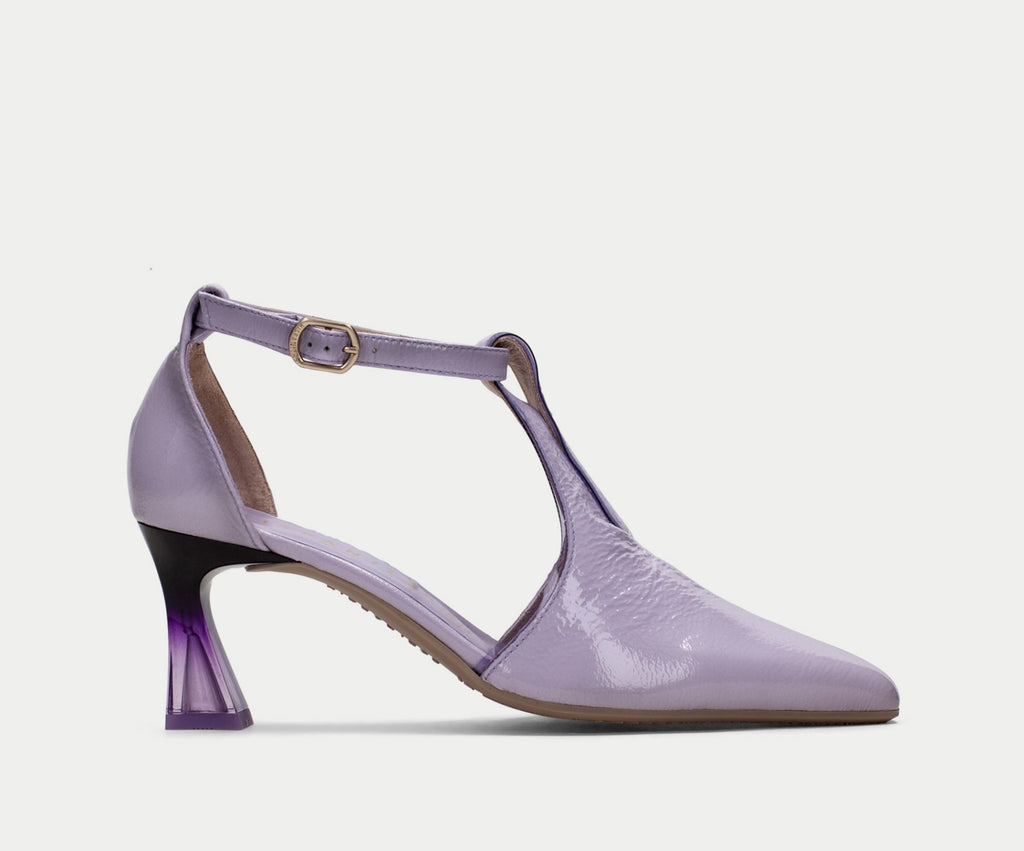 DALIA HV232832 LAVENDAR PATENT LEATHER HEEL