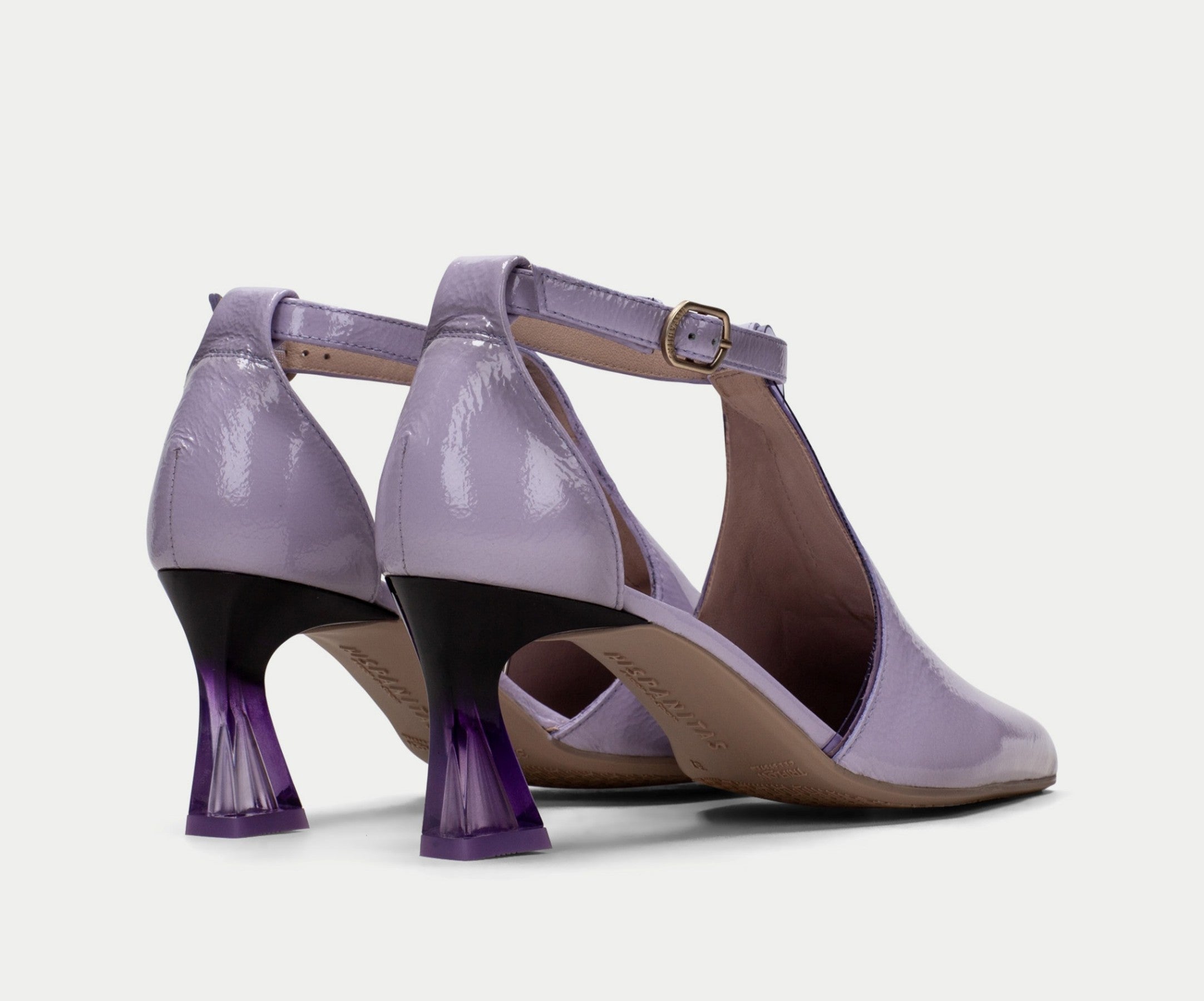 DALIA HV232832 LAVENDAR PATENT LEATHER HEEL