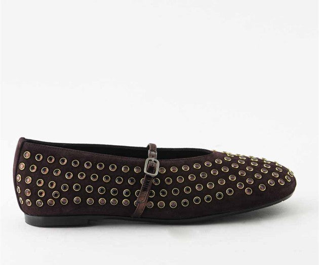 FAN 8225 BROWN SUEDE MARY JANE