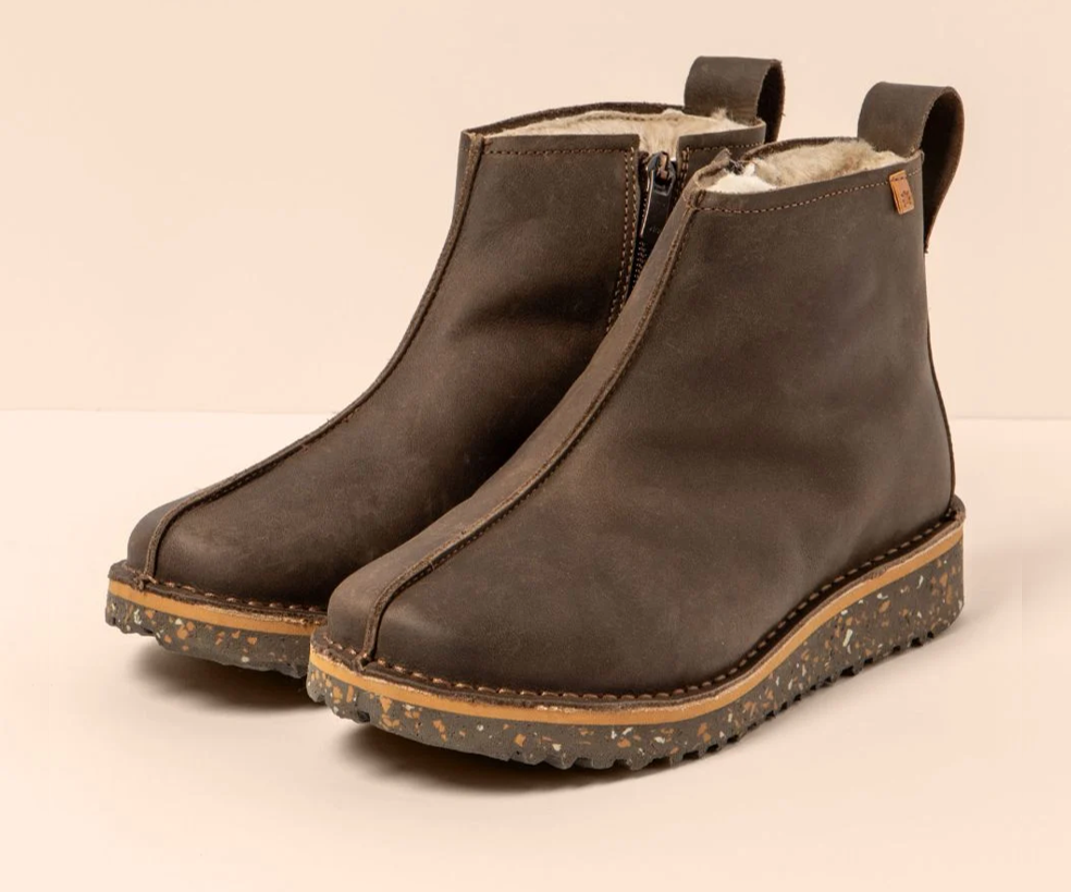 FELSEN N5638 BROWN LEATHER ANKLE BOOT
