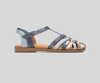 FORMENTERA W8Q-0803C NAVY & BLUE LEATHER SANDALS