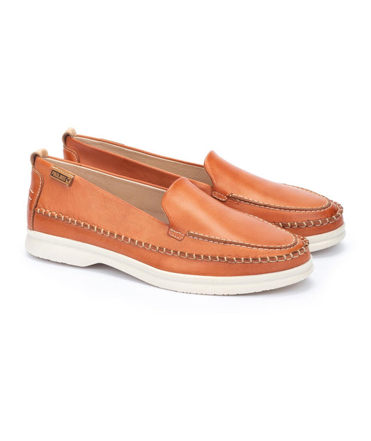 PIKOLINOS SAMPLE - GANDIA W27-3802 ORANGE LEATHER MOCCASIN