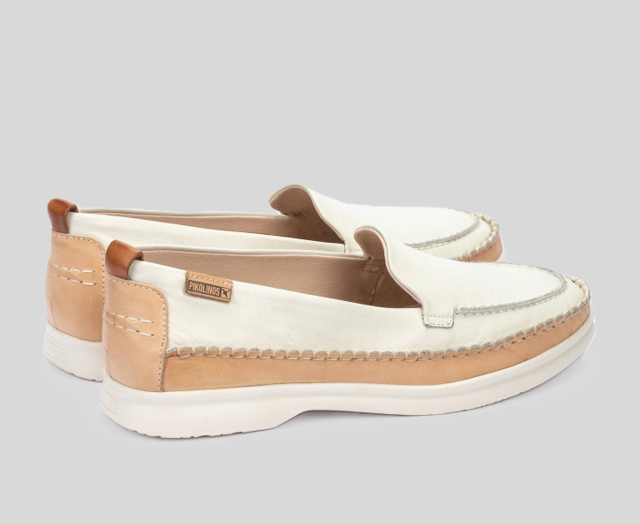 GANDIA W27-3802 CREAM LEATHER MOCCASIN