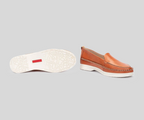GANDIA W27-3802 ORANGE LEATHER MOCCASIN