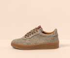 GEO N5844 BEIGE TEXTURED LEATHER SNEAKER
