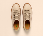 GEO N5848 CREAM LEATHER SNEAKER