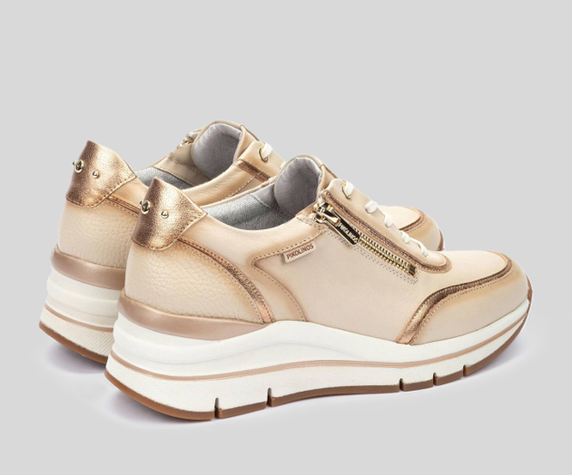 GIRONA W2C-6602 CREAM & TAN SNEAKER