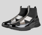 HAVEKE SILVER & BLACK PULL ON BOOT