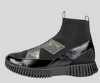 HAVEKE SILVER & BLACK PULL ON BOOT