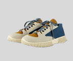 HAVELO CREAM-TAN-BLUE SNEAKER