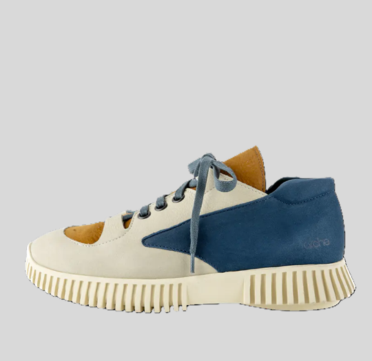 HAVELO CREAM-TAN-BLUE SNEAKER
