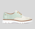 HENARES W1A-4816 CREAM AND MINT SUMMER DERBIE