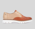 HENARES W1A-4816 BEIGE & ORANGE SUMMER DERBIE