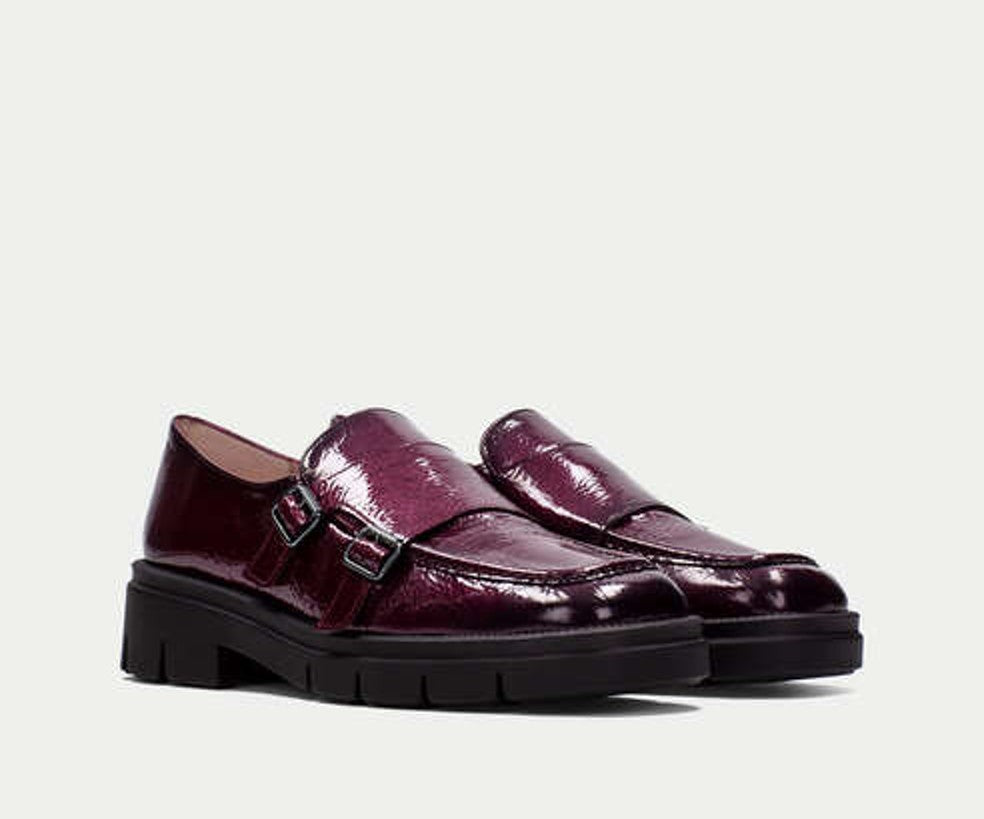 HAMBURGO HI254300 PATENT BURGUNDY LOAFER