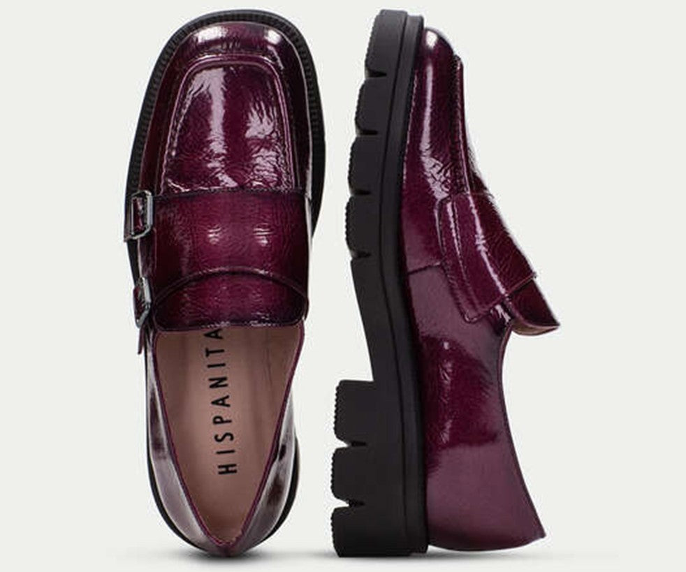 HAMBURGO HI254300 PATENT BURGUNDY LOAFER
